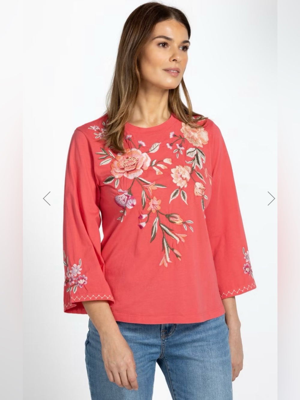 Johnny Was Vienna Kimono Sleeve Tee